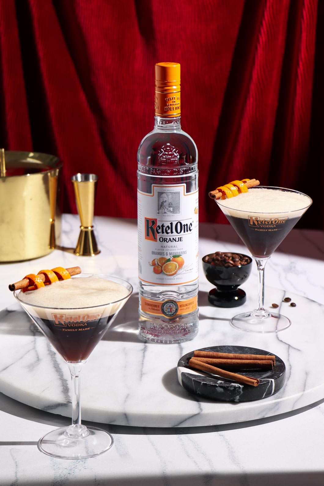 Ketel One Après Noir Cocktail