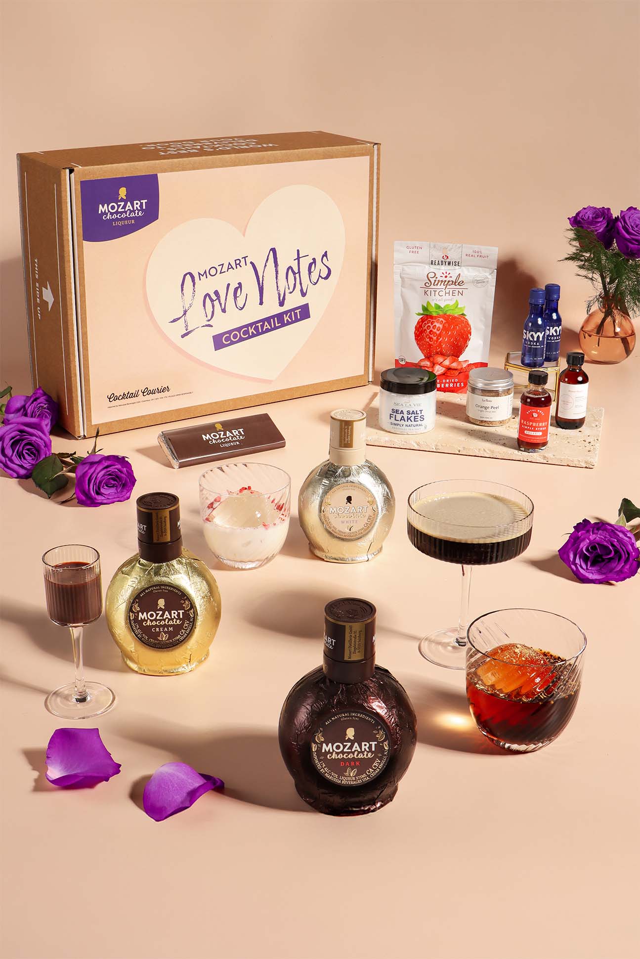 Mozart Love Notes Cocktail Kit Kit Contents