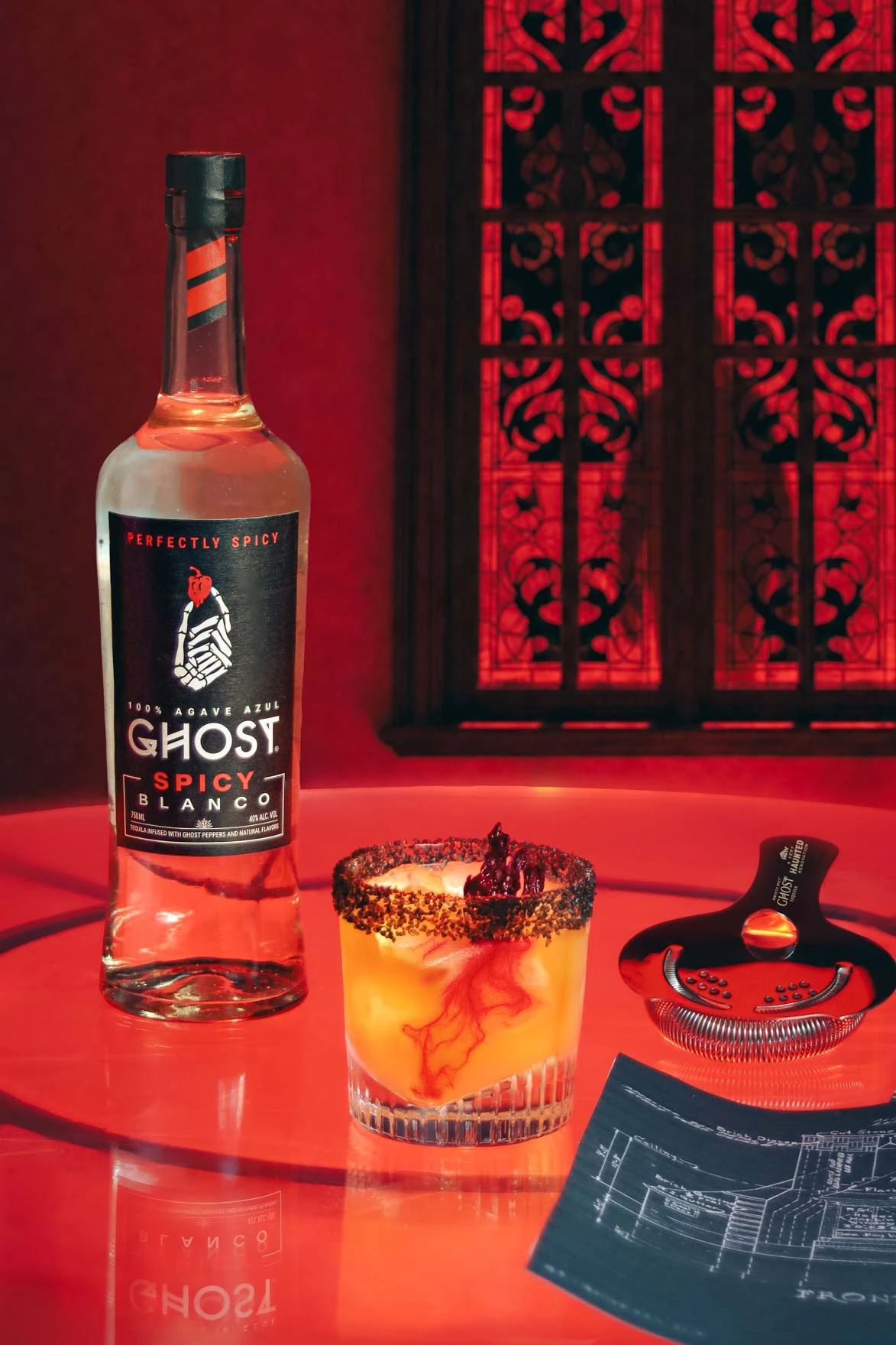 A Very Haunted Spicy Margarita Cocktail