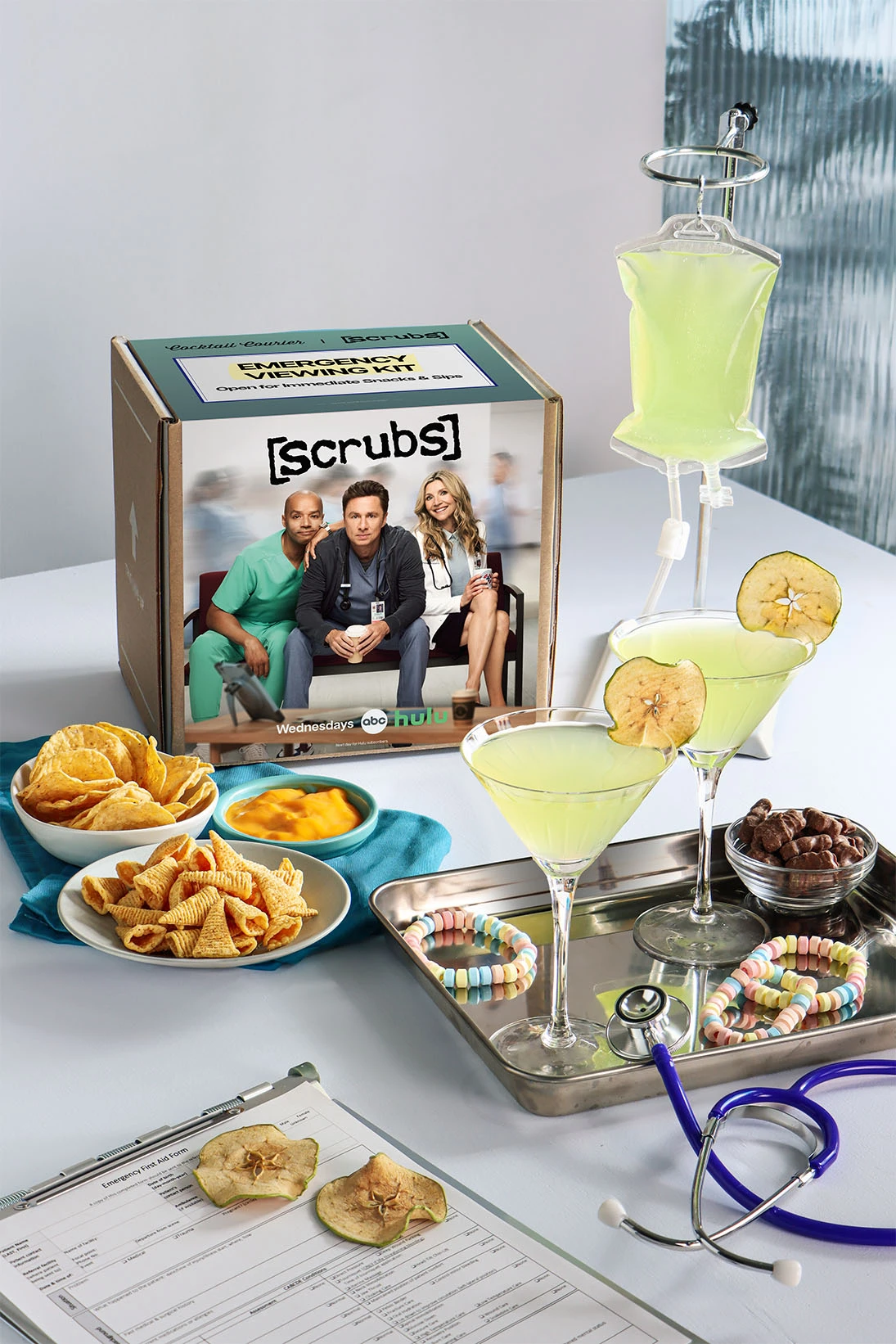 The Scrubs Emergency Viewing Kit