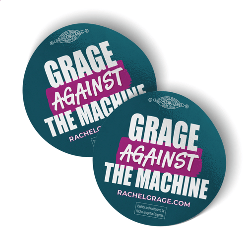 Grage Against The Machine (2" x 2" Vinyl Sticker -- Pack of Two!)
