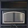 Empire Stove Door Overlay, Nickel WD4NB