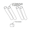 HeatFlo Flex Extension Kit, 60" length HTFLO-EK-4.5