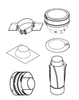 Superior Vertical Termination for Flex Vent- (6/12 to 12/12) SFVT45