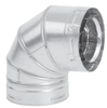 Superior 6/9" Direct Vent 90 Degree Elbow Locking Section 6DVLE90