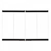 42" Black Standard Bi-Fold Glass Door BDO42