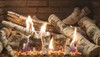 Empire Hearth 36" Birch 10 piece Direct Vent Burncrete Log Set LS36CBB