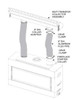 Empire Hearth Gravity 36" Heat Management Includes 36" Plenum and 10' Flex Vent HMGW36