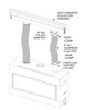 Gravity Heat Management Includes 36" Plenum and 10' Flex Vent HMGW36