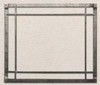 Empire Hearth 36" Black Rectangle Forged Iron Inset DFF36CBL
