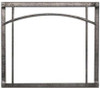 Empire Hearth 40" Distressed Pewter Arched Forged Iron Inset DFF40RPD