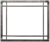 Empire Hearth 36" Distressed Pewter Forged Rectangle Iron Inset DFF36CPD