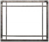 Empire Hearth 40" Distressed Pewter Rectangle Forged Iron Inset DFF40CPD