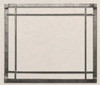 Empire Hearth 50" Black Rectangle Forged Iron Inset DFF50CBL