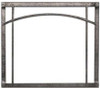 Empire Hearth 50" Distressed Pewter Arched Forged Iron Inset DFF50RPD