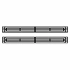 Empire Hearth Black Mission Louvers DVG3MBL
