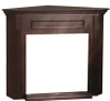 Empire Hearth Cherry Corner Cabinet with Base (Fits 36" Fireplace) EMBC3SC