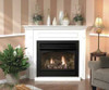Empire Hearth White Corner Cabinet with Base (Fits 36" Fireplace) EMBC3SW