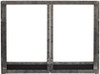 36" Forged Iron and Distress Pewter Door & Frame DDF36CPD