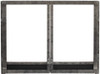42" Forged Iron and Distress Pewter Door & Frame DDF42CPD