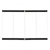 Empire Hearth 34" Black Standard Bi-Fold Glass Doors BDB34BL