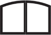 Empire Hearth 32" Vent-Free Black Arch Door Set VFR32SCBL