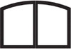 Empire Hearth 36" Vent-Free Black Arch Door Set VFR36SCBL