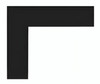 Empire Comfort Systems 1 1/2" Matte Black Beveled Frame DF722VBL