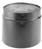 DuraVent 6"/8" Black 6" Vent Length 6DVL-06