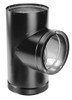 DuraVent 6"/8" Black Tee with Cap 6DVL-T
