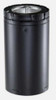 Duravent 4"- 6 5/8" Double Wall 12" Black Galvalume Vent Pipe 46DVA-12B