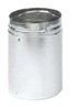 Duravent 5"/8" Double Wall 17" - 24" Pipe Extension Galvalume Vent Pipe (15-1/2" - 22-1/2") 58DVA-24TA