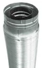 Duravent 4"- 6 5/8" Double Wall 120" Concentric Flex Galvalume Vent 46DVA-120FF