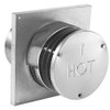Duravent 4" - 6-5/8" Round Cap w/ Square Base 46DVA-HRCS