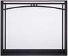 HHT Black Manor arched overlap fit front MANOR42BK