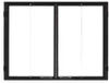 HHT Black Bi-Fold Glass Doors DFG4042BK
