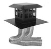 Duravent 35' Co-Linear Kit with Prairie Style Cap (3"x35' Exhaust - 3"x35' Intake)46DVA-CL33P