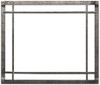 Empire Distressed Pewter Forged Rectangle Iron Inset DFI34RDP