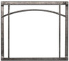 Empire 35" Distressed Pewter Arched Forged Iron Inset DFI34ADP