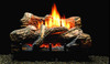 Empire Hearth 18" Vent-Free Flint Hill Propane Manual Ignition Ceramic Fiber Log Set and Burner VFDM18LBP