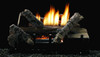 Empire Hearth 24" Vent-Free Whiskey Propane Thermostatic Manual Ignition Refractory Log Set and Burner VFDT24LBWN