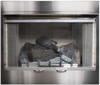 Empire Hearth 36" Stainless Steel Bi-Fold Glass Doors BDO36SS