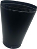 HHT 8" Oval Flue Collar - Classic Black 0000555