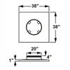 HHT Chase top flashing (Pre-bent) 14DCA-CTF