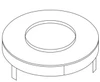 HHT 14 1/2" round flashing adapter kit (for use with existing liner kits when using Class A pipe) LINK-ZC-ADPB