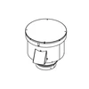 Majestic PVV-SLP power vent — technical product illustration