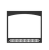 Napoleon H35F Decorative Front - Black, Heritage Design for Ascent™ 36, X36, X70