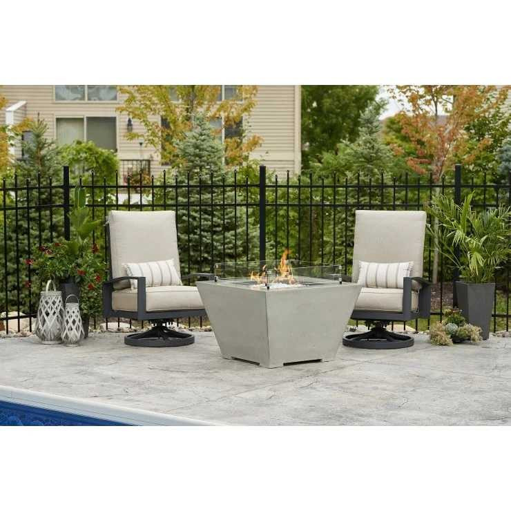 Outdoor Greatroom Cove Square Gas Fire Pit Bowl CV-2424