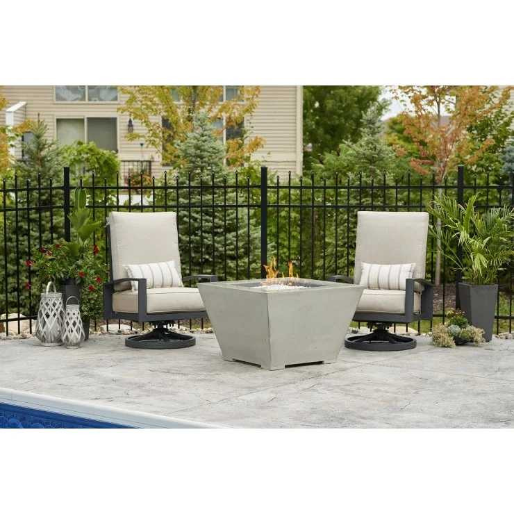 Outdoor Greatroom Cove Square Gas Fire Pit Bowl CV-2424