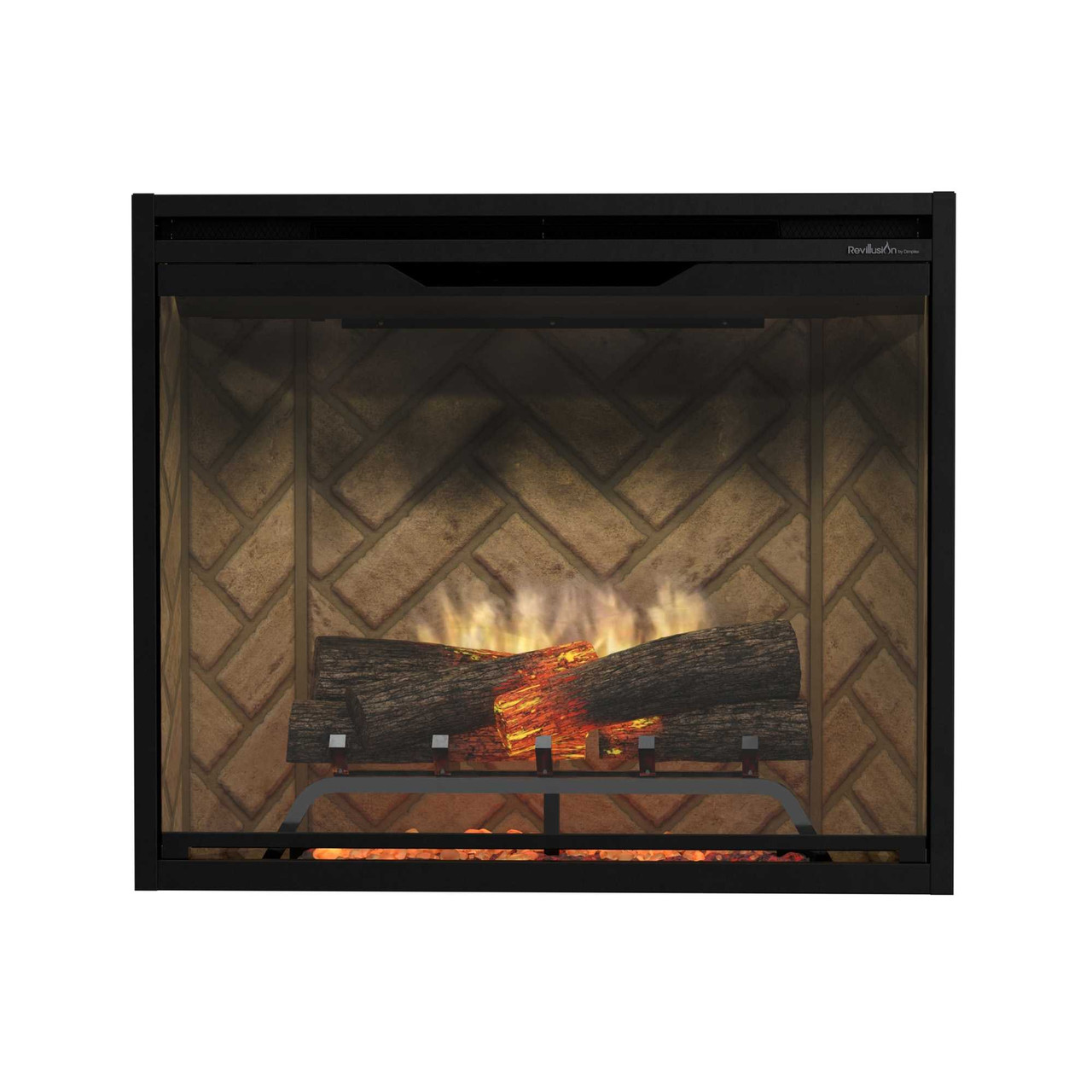 Dimplex Revillusion® 30" Built-In Electric Firebox - Herringbone - Available November REV30-HB